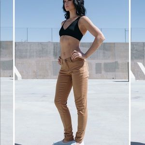 Barbell apparel chino pants in khaki